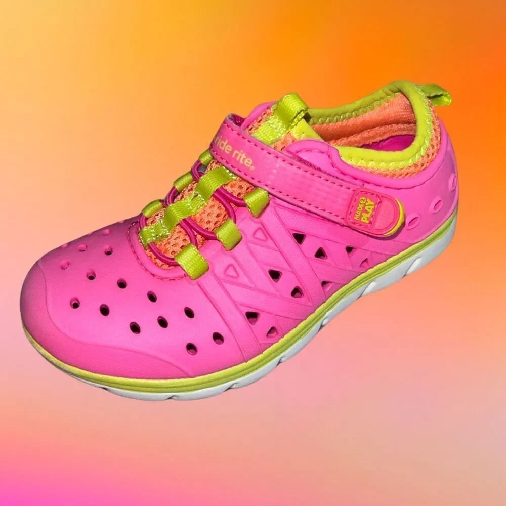 Unisex Toddler Stride Rite Made2Play Phibian Sneaker Sandal Size 9